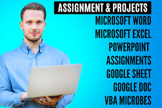 do urgent ms word, excel assesment, powerpoint  and assignment tasks