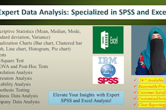 do data analysis using excel and spss