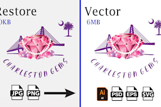 convert logo to eps svg vectorize png to vector illustration 2 hours