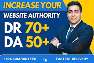 increase domain rating DR 70 ahrefs moz authority da