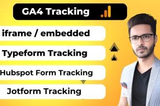 setup ga4 tracking for hubspot, typeform, convertkit, jotform or iframe form