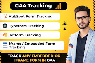 set up ga4 tracking for hubspot, typeform and iframe forms