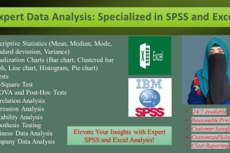 data analysis interpretation spss and excel
