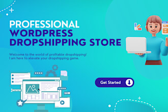 create a professional automated dropshipping wordpress store