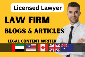 help you shine by seo legal content writing and blog post for law firm website