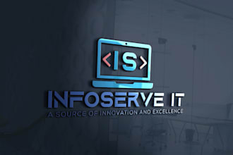 make good looking computer networking logo for your company