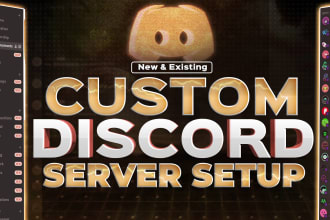 create a professional gaming discord server for your community