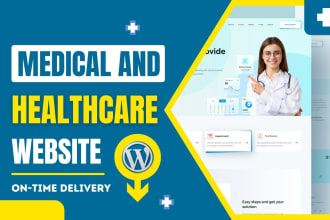 build a medical website, dental, clinic, and healthcare website