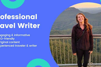 write excellent SEO optimized travel articles and blog posts