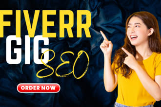 write optimized fiverr gig description, fiverr gig SEO, profile,title,