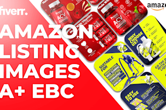 design high converting amazon product listing images ebc and a plus