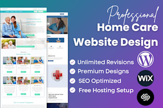 design professional medical and home care website