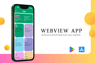 create webview app using flutter or react native