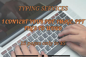 retype all images, PDF documents, scanned document