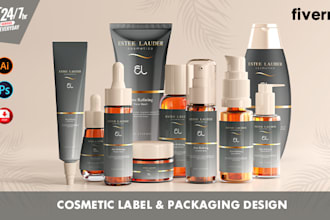 do premium cosmetic packaging skin care label spray dropper bottle label