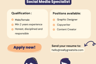 do job hiring flyer, job poster, job ads or vacancy ad