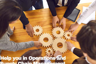 do operations and supply chain management tasks