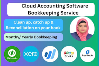 do migration UK USA bookkeeping on quickbooks, zoho books,wave and freshbooks