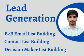 b2b lead generation, email lead generation, linkedin lead generation