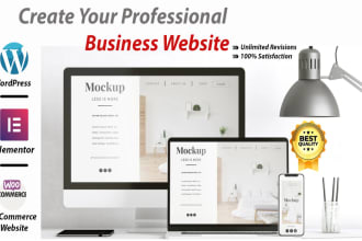 create wordpress website design and development