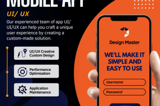design creative mobile apps UI UX for android and ios