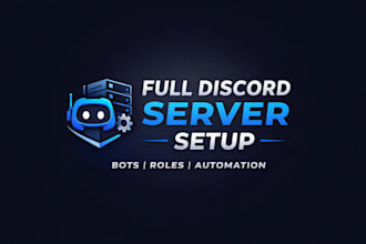 discord server setup devlopment professionally