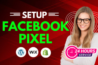 setup facebook pixel, custom site, wordpress, wix, shopify, conversion API, ga4