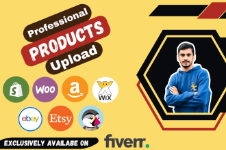 do prestashop, shopify, amazon, ebay, etsy upload product