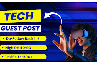 do tech guest post with dofollow tech backlinks on tech blog