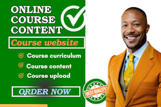 create ecourse,  online course creation ppt course work, syllabus course content