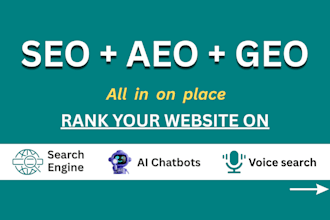 do SEO aeo and GEO of your webpage