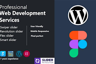 do wordpress, swiper, revolution, smart, and flex sliders