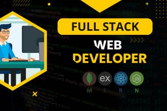 be your full stack web developer in mern stack