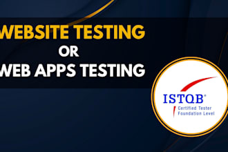 do website QA testing and report bugs
