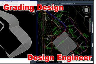 design site grading and infrastructure development plan