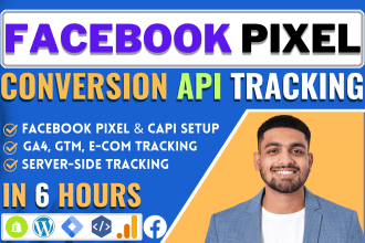 set up facebook pixel, face book pixel conversion API, fb pixel, ga4 via GTM