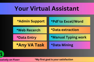 be your experienced virtual assistant