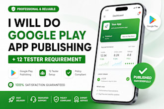 do google play app publishing and 12 tester requirement