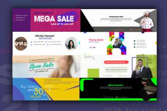 design linkedin cover banner header