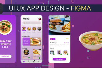 do wireframe UI UX app designs, mockups, clickable prototypes in figma