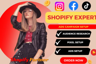 setup shopify facebook ads campaign, tiktok ads for shopify store