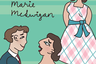 draw a stylized book cover