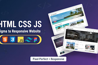 fix and build your html css website html css developer