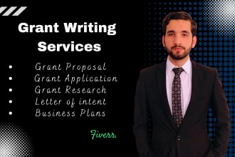 write a business plan, financial plans, and grant proposals for you