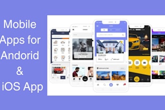 build mobile app for android app, ios and web app in flutter