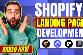 clone shopify landing page design with replo pagefly or gempages