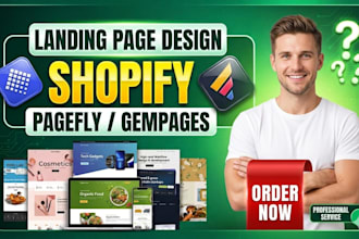 clone shopify store, product landing page by shogun, pagefly, gempages