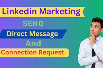 manually send message on linkedin