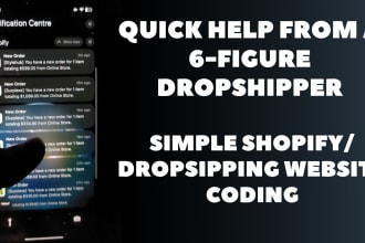 do custom shopify coding and fix any shopify bug
