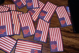 do custom embroidery, pvc, sublimated patches